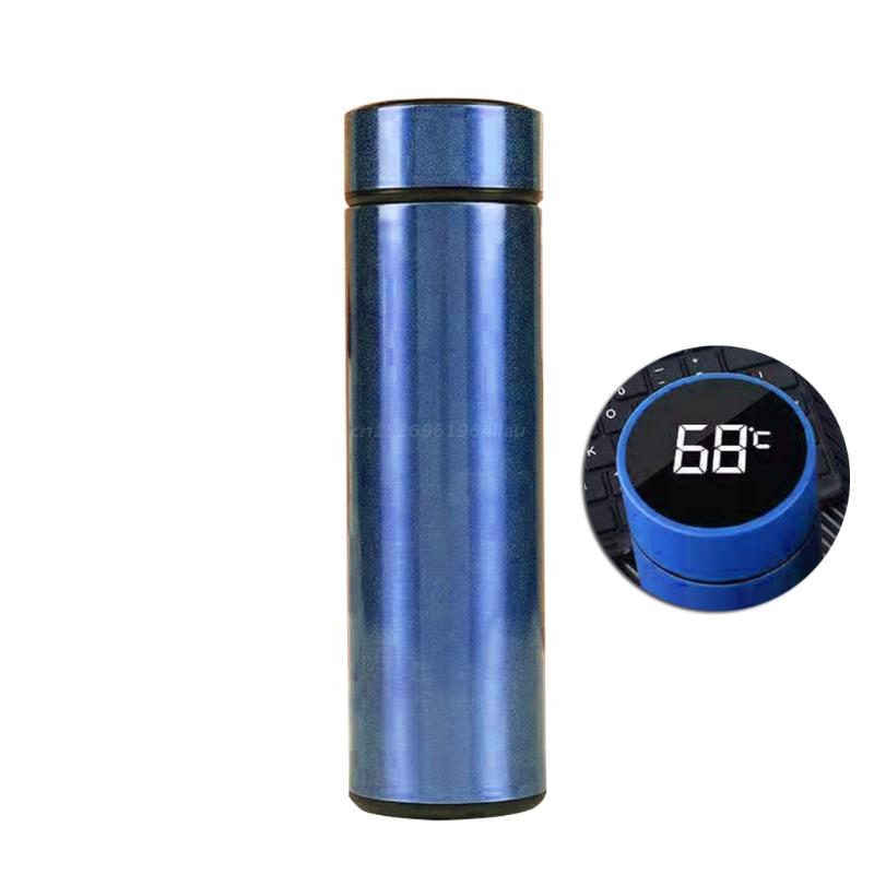 Termo inteligente de acero inoxidable con pantalla de temperatura, botella de viaje para viaje, sopa, café, termo, botella de agua: 5