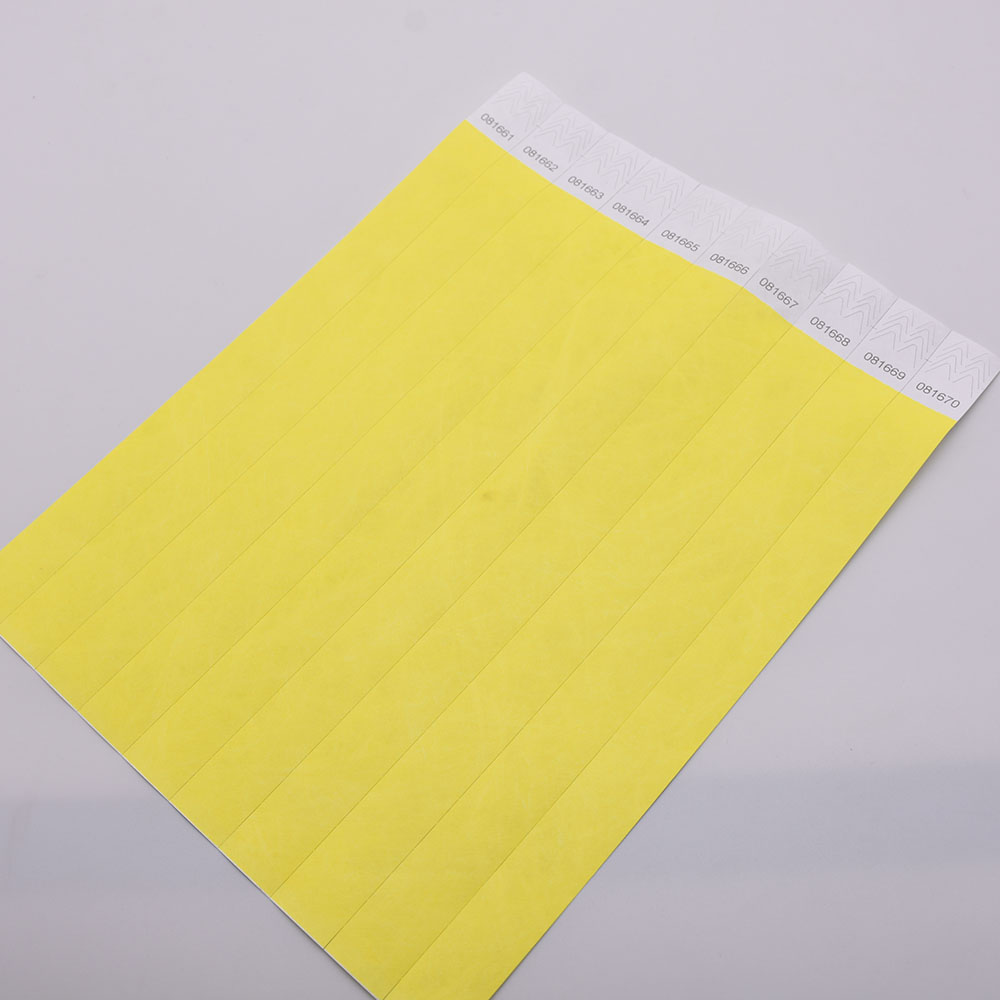 3/4 inch Tyvek digitale serienummer armband, feestspeeltuin en andere activiteiten dragen 1000 prachtige gekleurde polsbandjes