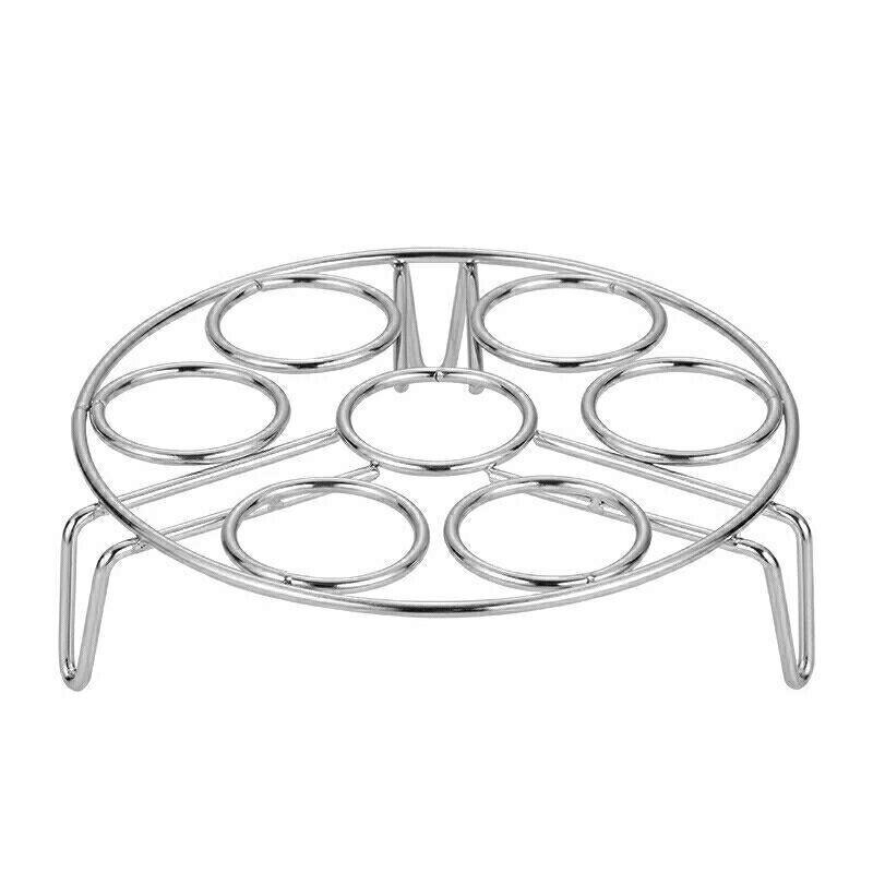 Asas de acero inoxidable para vaporizador de huevos resistentes al calor se adapta a Olla instantánea cocinar 14 huevos accesorios de maceta de actualización multiusos: 01