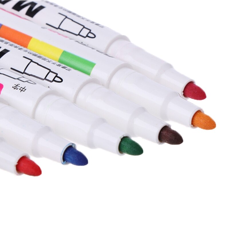 12 Uds 12 colores rotulador para pizarra blanca pluma marcador de pizarra de tiza líquida borrable de vidrio de cerámica de pluma de la escuela, la Oficina de