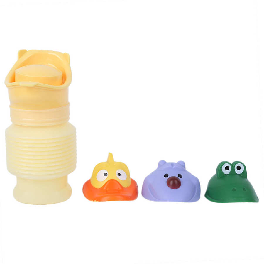 2 Step Stool Portable Camping Toilet Retractable Potty Urinal Traveling Pee Bottle Training Mini Toilet Stool for Baby Toilet