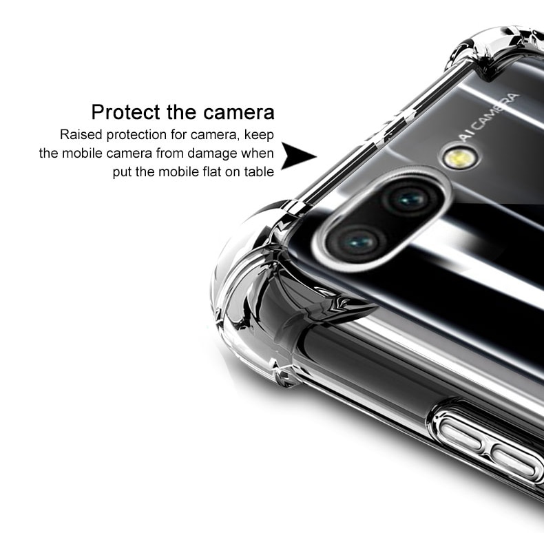 Airbag shell Soft Clear Phone Cover for LG Q60 K50 K40 K12 K11 Plus K9 G8s G8 V50 V40 G7 ThinQ Transparent Shockproof case