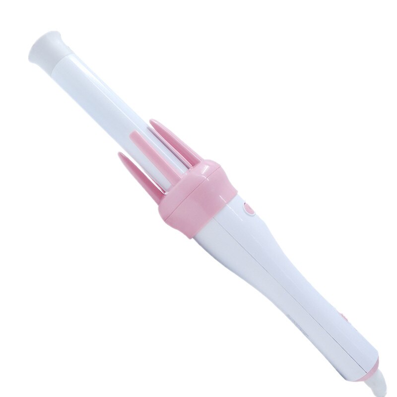 Rizador de pelo automático, plancha de cerámica giratoria bidireccional, iónico negativo, 5 minutos, 360 °: US