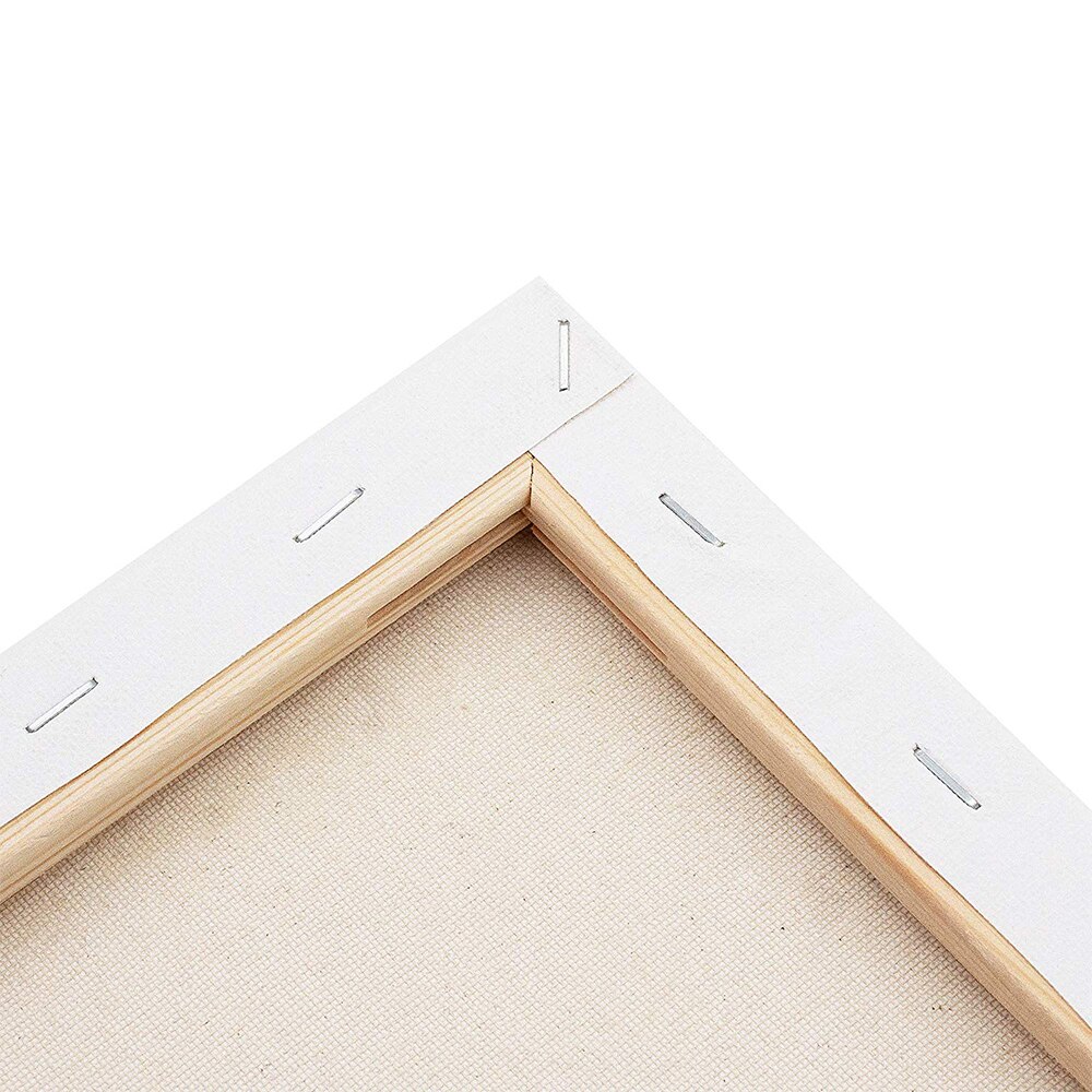 White Blank Square Artist MiniCanvas For Canvas Oil Painting Wooden Easel Board Frame For Primed Oil Acrylic Paint