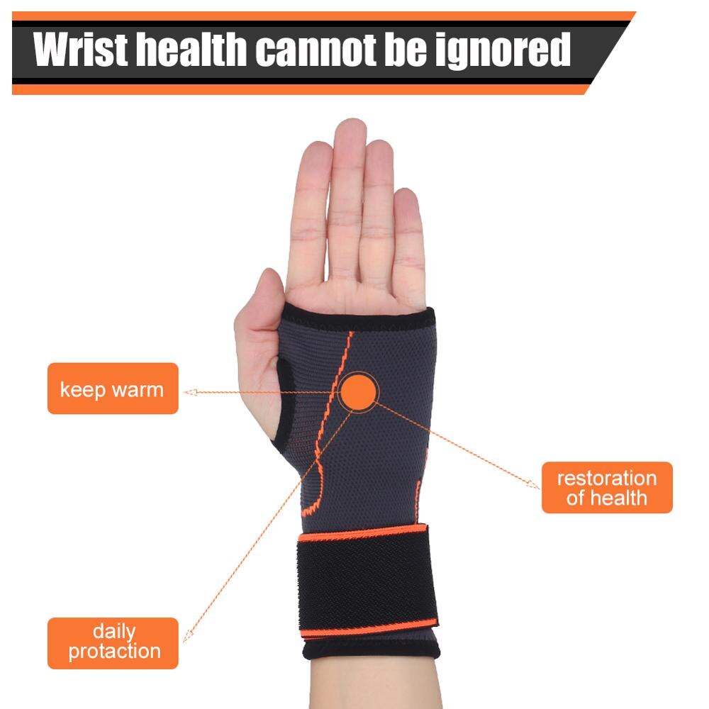 Adjustable Wristband Wrist Wrap Gym Boxing Wrist Support Brace Wrist Support Wrap Protector With Thumb Loop