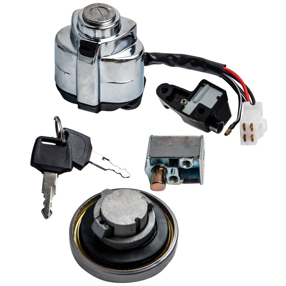 Tenningsbryter bensintank nøkkelsett for honda shadow spirit 750/ shadow vlx 600