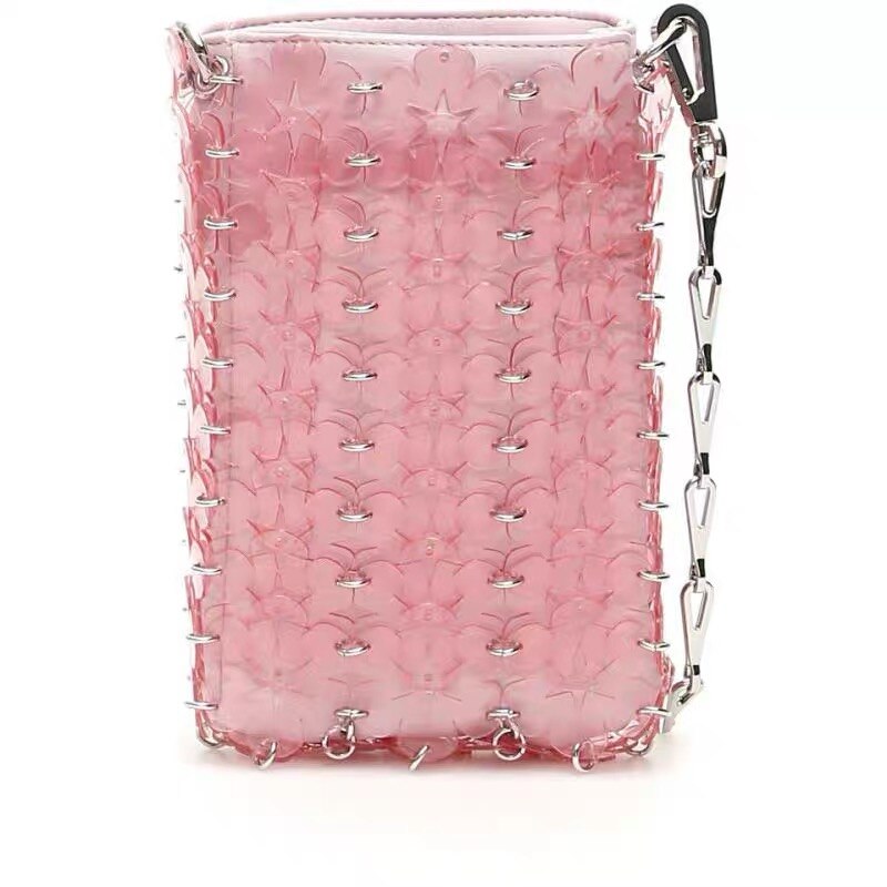 Sac à main tissé en paillettes pour femmes, pochette de soirée ajourée, sac à bandoulière pour voyage et: Default Title