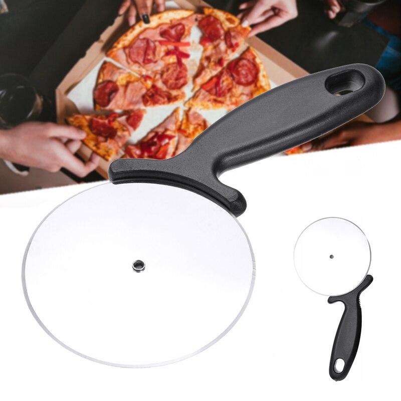 Diameter 9 Cm Grote Pizza Cutter Rvs Pizza Roller Mes Wiel Multi Voor Keuken Bakken Snijden Thuis Kantine Pizza