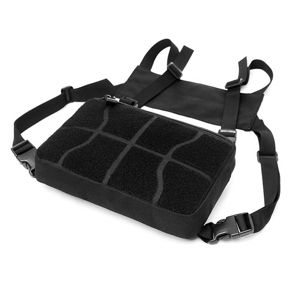 Outdoors Pouch Chest Kit Pack Vest Bag Front Pouch Outdoors Carry Pouch For Hiking Fishing Camping Backpacking