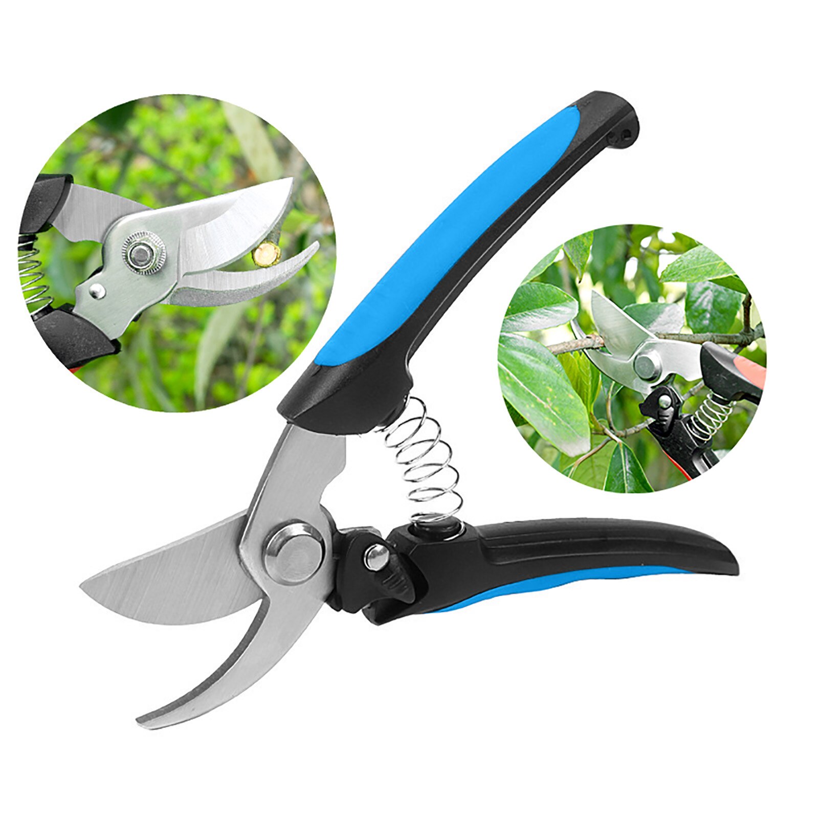 Plant Shears Pruner Secateurs Pruning Scissors Bypass Clippers Garden Tool Bonsai Flower Cultivating Solid Snip Floral