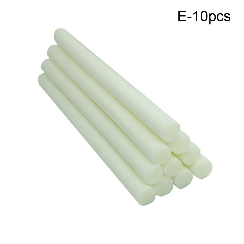 Car air freshener Eggshell Humidifier 3 in 1 Ultrasonic Air Purifier USB Fan Portable With LED Light Office Home Mist Maker: Replace wick E-10pcs