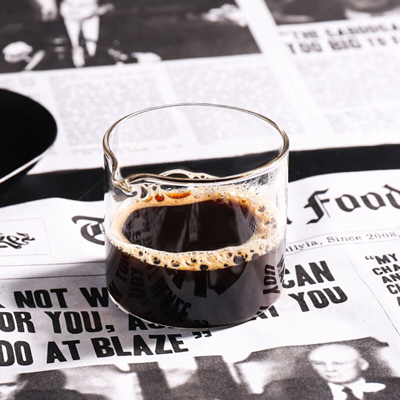 Transparent Glass Cup Double Mouth Whiskey Tea Beer Mugs Handmade Milk Juice Glass Cup Office Home Bar Drinking Products