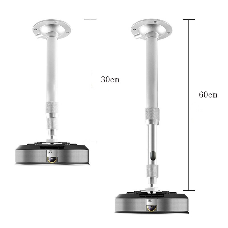 Universal projektor beslag 30cm to 60cm og 20cm to 40cm justerbar projektor væg støtte loft beslag bøjle holder: 30cm to 60cm