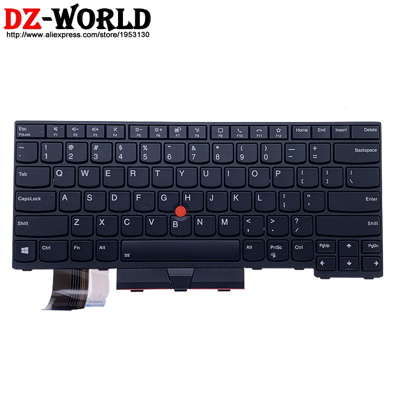 Original US English Backlit Keyboard For Lenovo Thinkpad L14 Laptop 5N20W67796 5N20W67832 5N20W67760