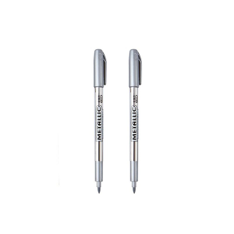 Metallischen Stift Gold Silber Harz Zeichnung Stift Acryl DIY Epoxid Harz bilden Markieren dauerhaft Marker Handgemachte Crfat Liefert: 2Silber-