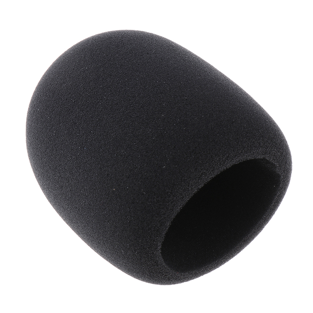 Funda de espuma para micrófono grande, protector para micrófono, parabrisas para grabación de 4cm