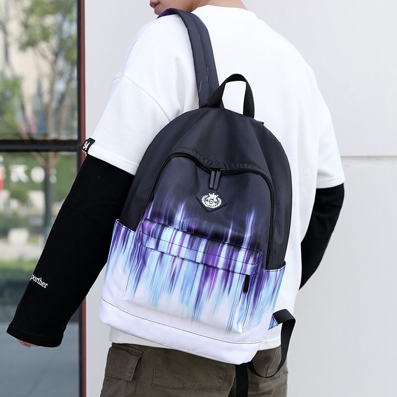 Zwart Wit School Satchel Unisex Casual Dagrugzak Lichtgewicht Vrouwen Terug Zak Schooltassen Voor Tienermeisjes Jongens College