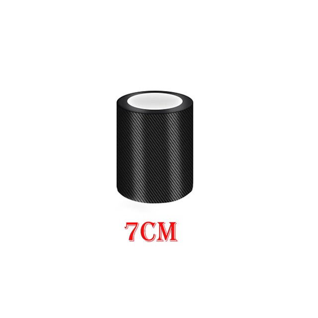 Nano Koolstofvezel Autosticker Diy Pasta Beschermer Strip Auto Dorpel Zijspiegel Anti Kras Tape Waterdichte Beschermfolie: Champagne / 30 M