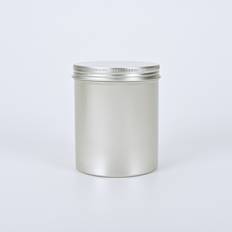 10pcs Round Aluminum Cans 500mL Screw Lid Metal Storage Tins Containers for Storing Spices, Tea,Candies, Lip Balm, Candles