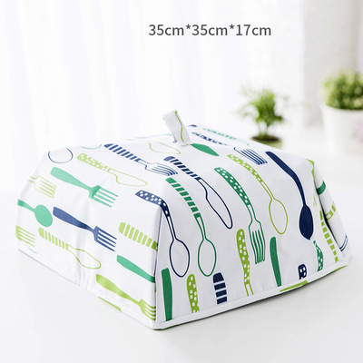 Cubiertas plegables para alimentos, papel de aluminio para mantener el calor, aislamiento de platos, accesorios útiles de cocina: B-Big