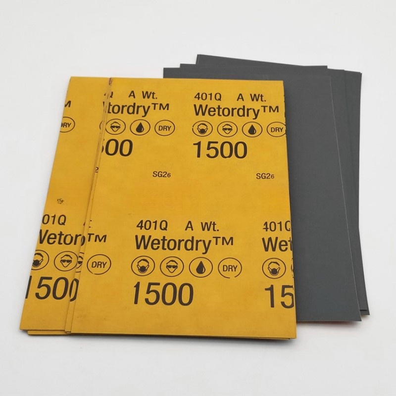 3M Sandpaper Set 1500/2000 Grit Sanding Paper Water/Dry Abrasive Sandpapers