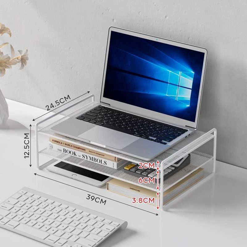 Computer Monitor Riser Halter Laptop Kühlung PC Bildschirm Stehen Halterung Desktop Lagerung Organizer Für Drucker Tastatur Maus: green