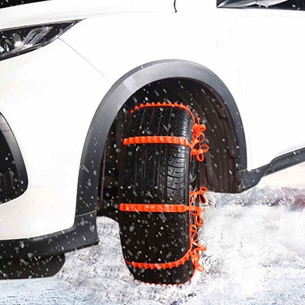 10 Pcs Auto Keten Band Ketting Voor Auto Vrachtwagen Suv Anti-Slip Ketting Banden Emergency Winter Rijden Auto Nood d0S3