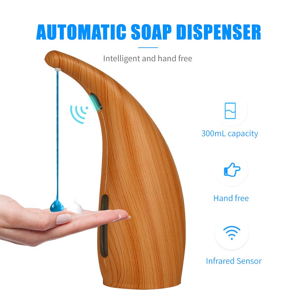 Soap Dispenser Pump Automatic Liquid Soap Dispenser Infrared Smart Sensor Touchless Foam Shampoo Dispensers For Kitchen Bathroom