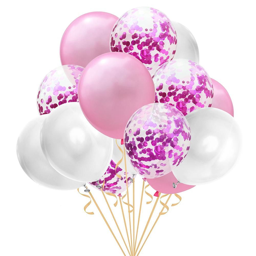 de Globos de Latex efecto perla decoración de la de cumpleaños de Navidad de la boda decoración globo niños aire bolas Globos Decoración: Rosa