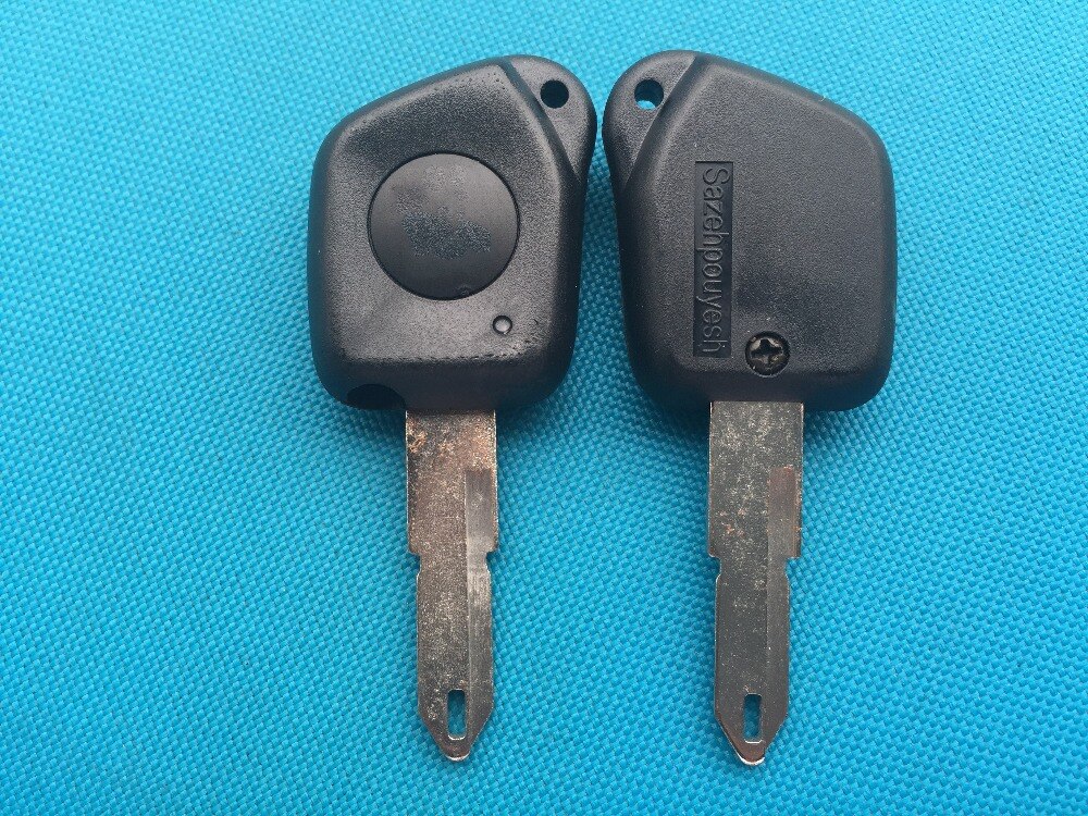 1pc Replacement Key blank For Peugeot 106 205 206 306 405 406 1 button Remote Key Fob case shell