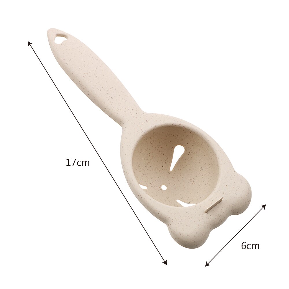 Hilife witte dooier zeven plastic chef-kok dineren kookgadget eierscheider thuis keukengereedschap keukenaccessoires eiergereedschap