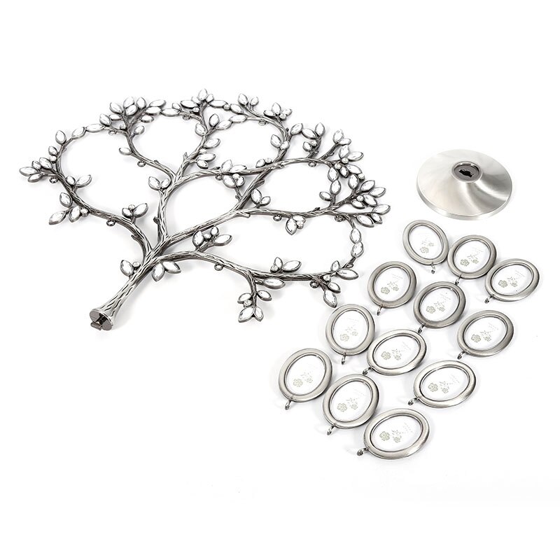 Porte-photo accrochable d'arbre familial | 30x30cm, support à 12 cadres, présentoir de Table, décoration de bureau, , directe