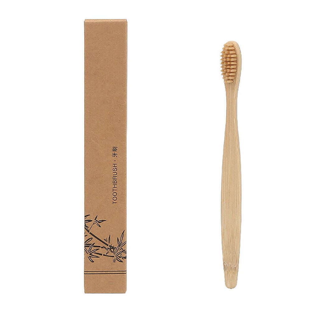 10 stk bambus tandbørste blød børste tandbørste træskaft miljøvenlig tandbørste rengøring plejeværktøj