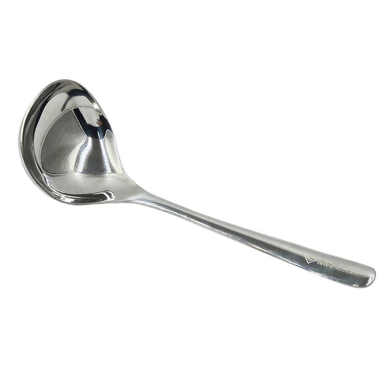 304 Stainless Steel Spoons With Long Handle Korean Soup Spoon Dinner Spoons Rice/Salad Tableware: L