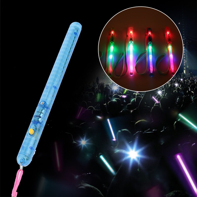 Funny Light Stick Flashing Party Decor Glow Plastic Foldable Light Beautiful Convenient Flash Stick