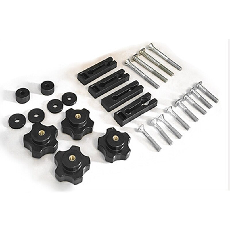 2-Piece Double Feather Positioning Plate Adjustable Woodworking Safety Device Fixed Cutting Tool