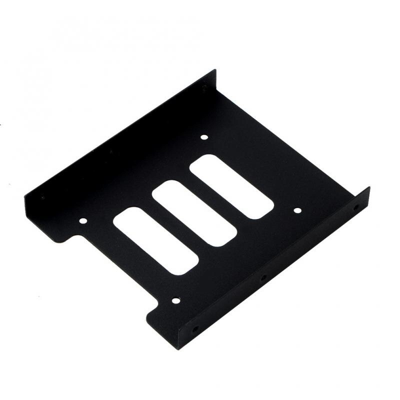 Draagbare 2.5 Inch Ssd Hdd Naar 3.5 Inch Metal Mount Adapter Beugel 8 Schroeven Harde Schijf Bracket Voor Pc Behuizing