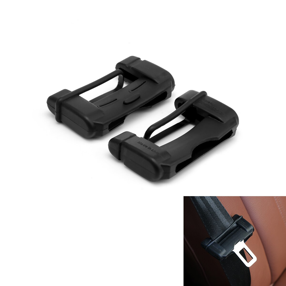 2 Stuks Autogordel Gesp Cover Padding Pad Gesp Protector Anti Kras Interieur Seat Belt Padding Auto Accessoires Universele