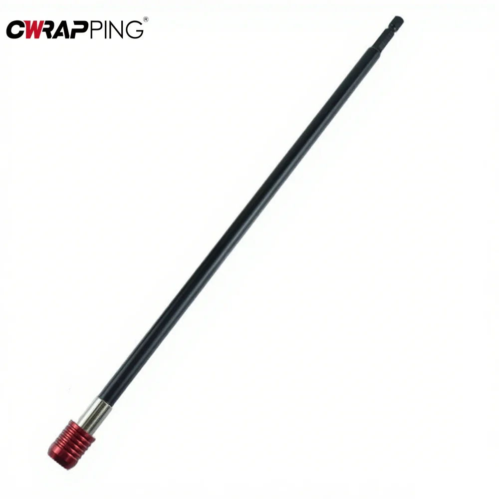Zeshoekige verlenging Snelle gereedschapsets Vermogen 60-300 mm Accessoires Ontgrendelingsbatterij Zelfsluitend Sluit Dremel Schroevendraaiers Stang Rood