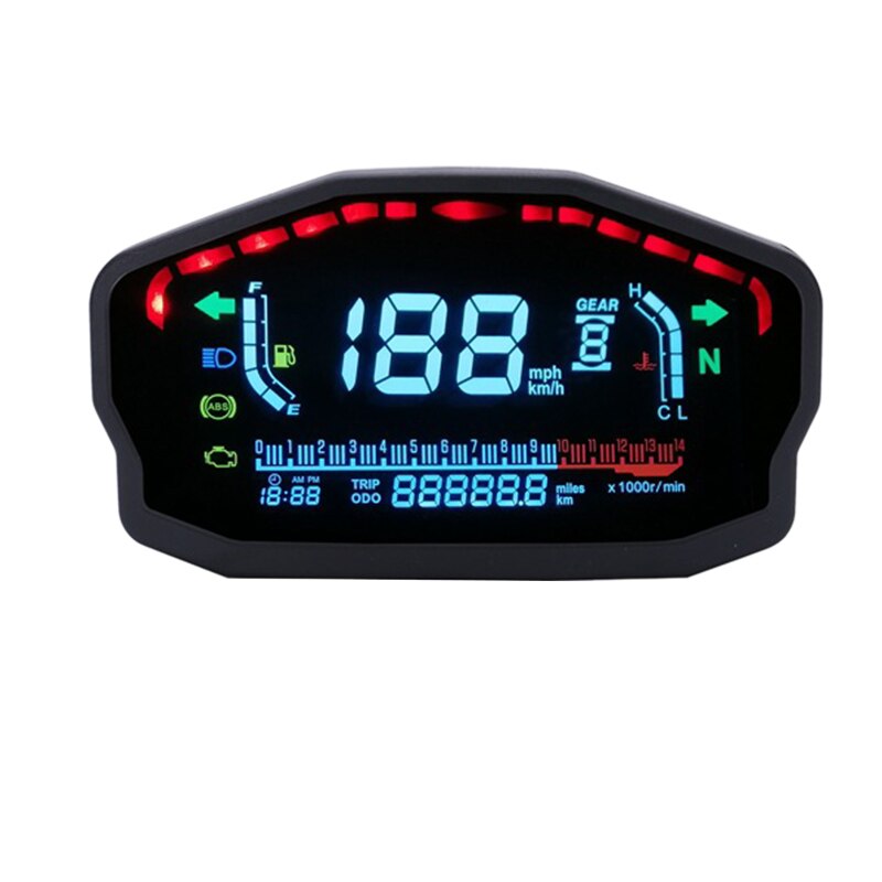 Moto universel Led cristal liquide compteur de vit... Grandado Moto universel Led cristal liquide compteur de vit... Grandado