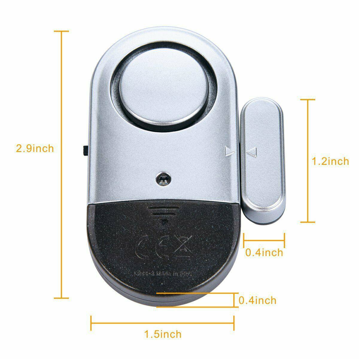 120db super høj lyd alarm sensor mini vindue dør sensor trådløs tyverialarm med magnetisk sensor hjem sikkerhedssystem sæt