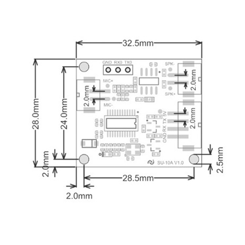 Intelligente Offline Spraakherkenningsmodule Spraakherkenning Schakelaar Lichten Chip Sound Control SU-10A Module