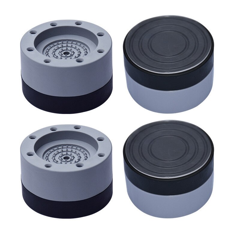 4 stk vaskemaskine universal faste gummifødder anti vibrations fødder puder vaskemaskine fødder faste puder vask