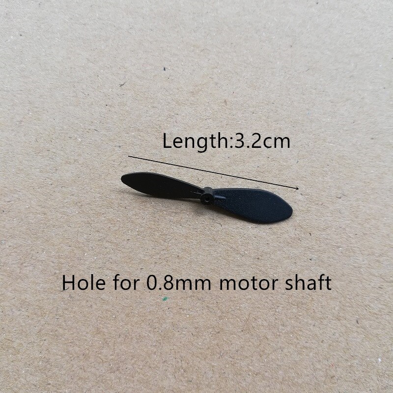 Cuchillas traseras de helicóptero R/C, accesorios de hélices para Mini modelo RC, juguetes, piezas de repuesto de helicóptero: 3.2cm 4pcs