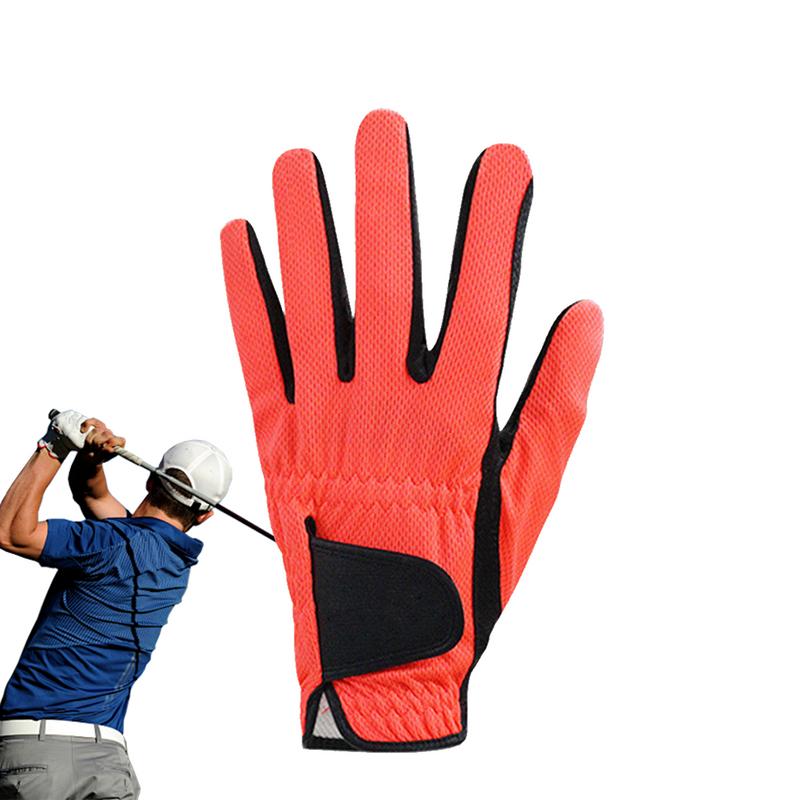 Herren Golf handschuhe atmungsaktive Golf handschuhe für sterben rechte oder linke Hand für Herren verstellbare Herren Golf handschuhe für Golfspieler männer