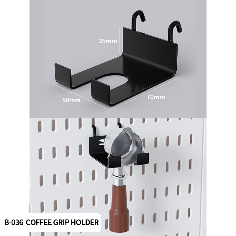 Desktop opslag pegboard voor kantoor en thuisgebruik, uitgerust met verschillende accessoires, vrij te combineren voor decoratie.