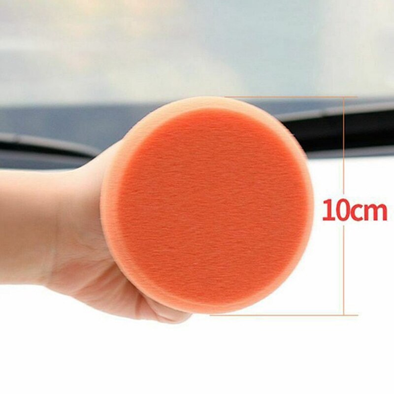 Car Wax 5-Piece Set Of Car Polish Sponge Durable Dual-Use Automobile Wash Polishing Pad Manual Home Cleaning Tool