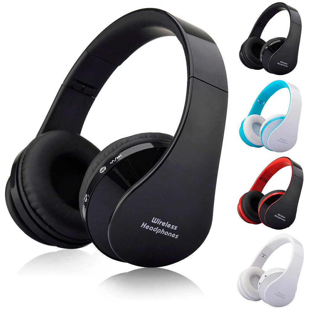 VOBERRY Kubite pliable avec micro pliable sans fil Bluetooth écouteur casque stéréo pour téléphone intelligent Bluetooth téléphone tête