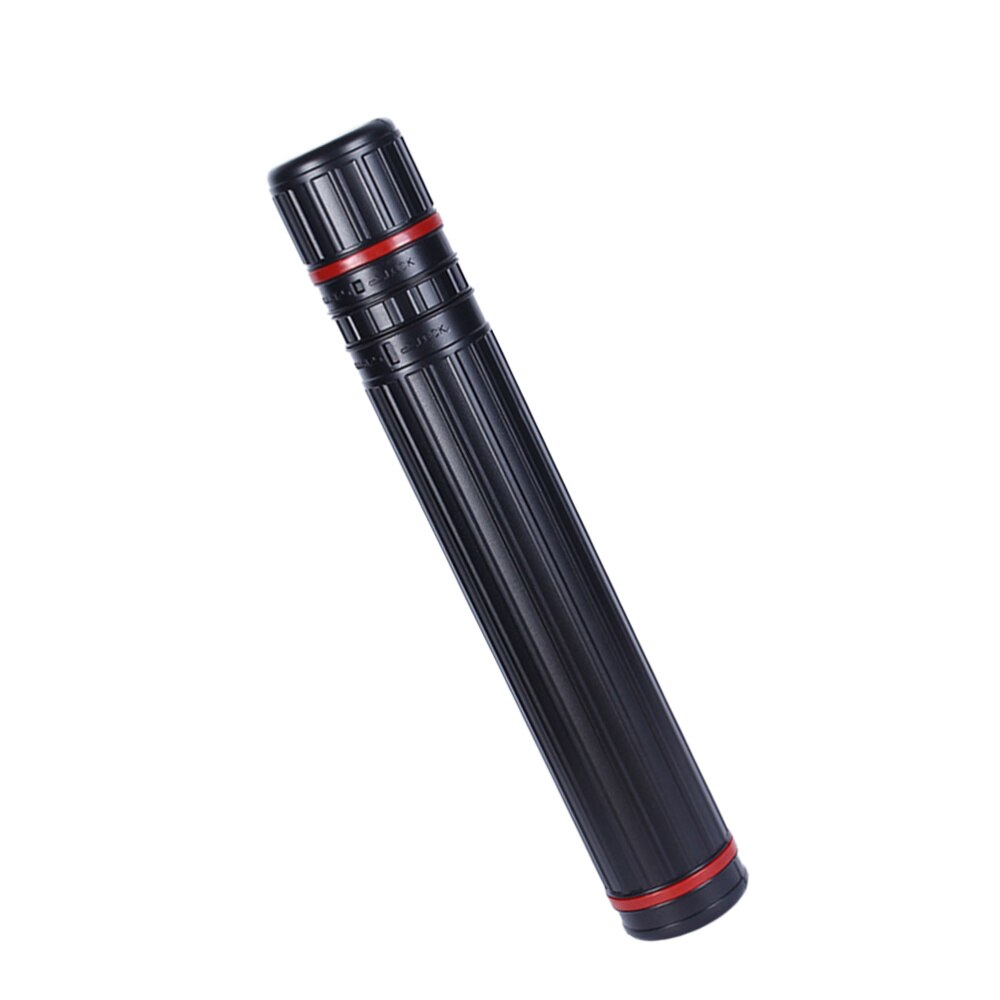 10x55cm Poster Tube Advanced Expandable Carrying Case for Documents Posters (Black)