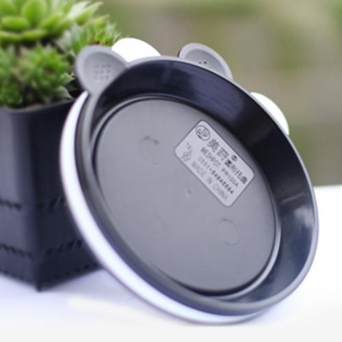 Slotted Orchid Flower Garden Inner Outer Pot Planter Tray Ornament: Black Tray